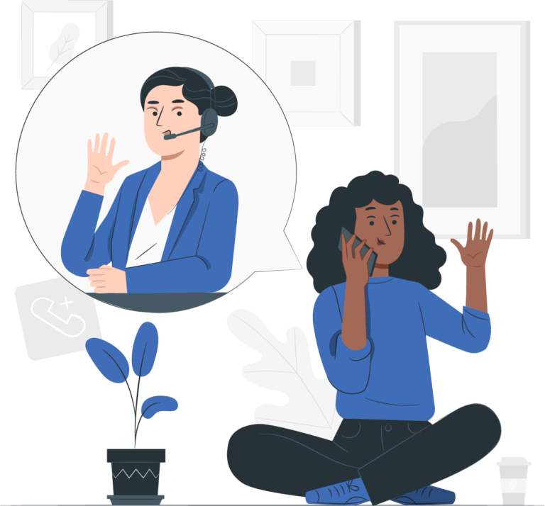 An actual person will answer your call